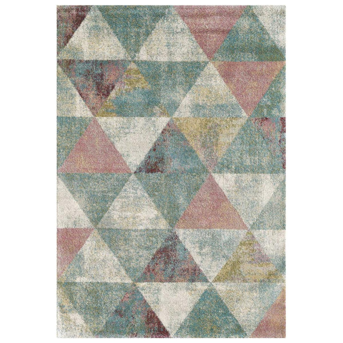 Tapis salon et chambre tissé motif scandinave LIJI