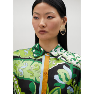 Vestito chemisier stampa paisley