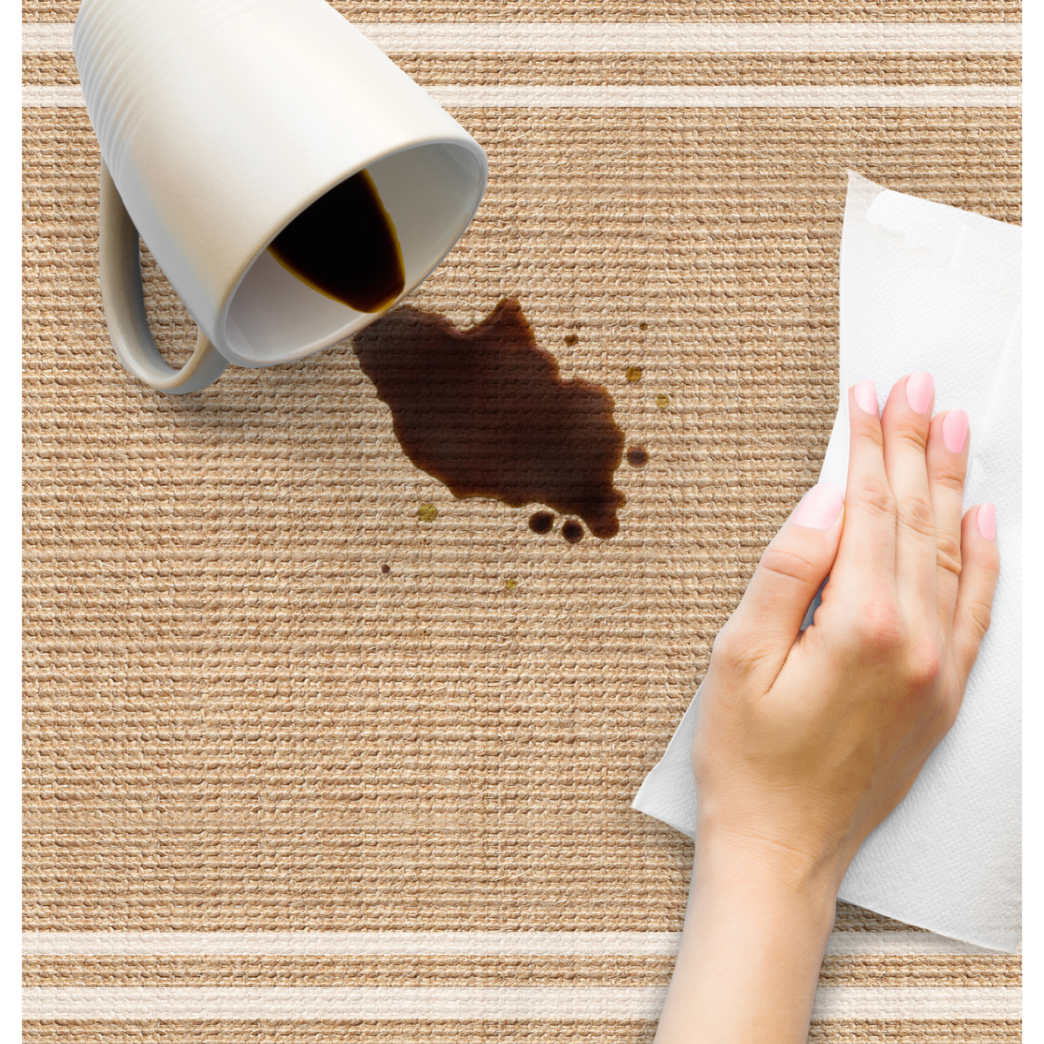 Set de 4 individuales de vinilo CERAMIKO, Agnán 4u-30x45 cm