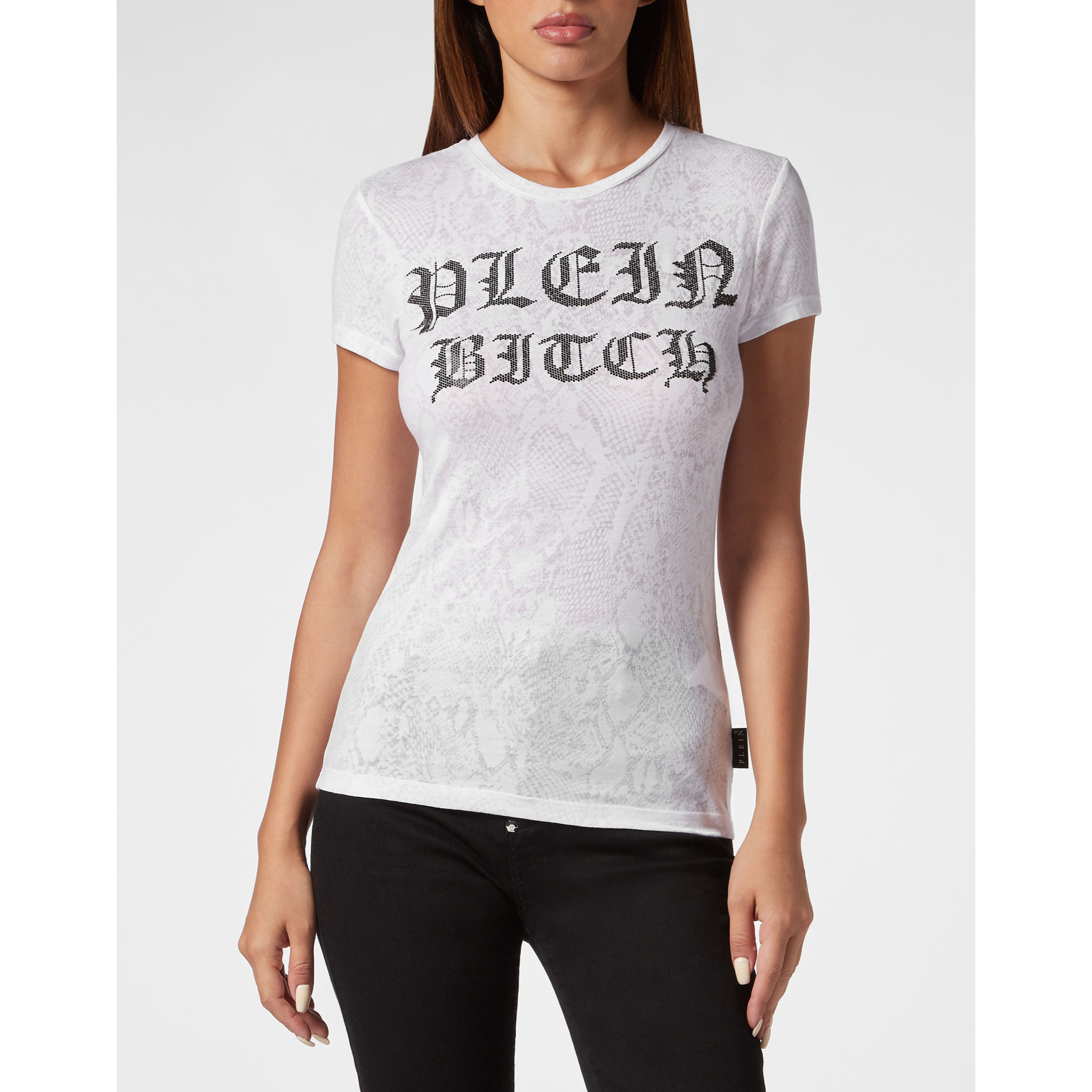 PHILIPP PLEIN Maglietta taglio Slim GOTHIC PLEIN