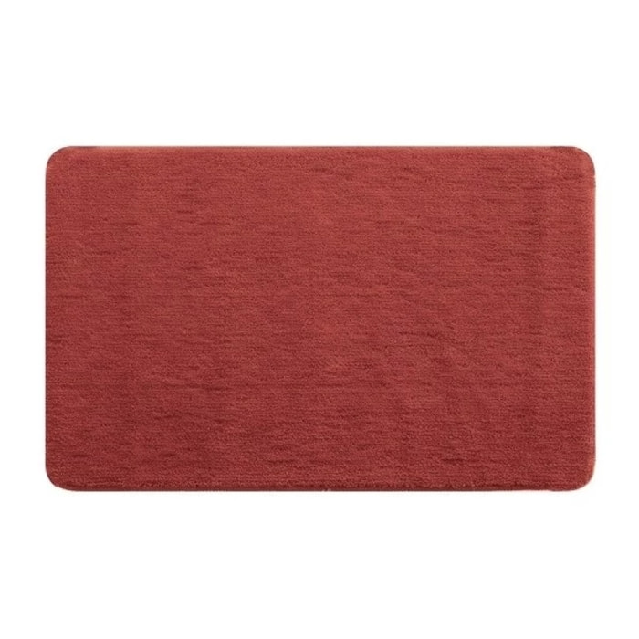 Tapis de bain Polyester & Microfibre ROSARIO 50x80cm Terracotta Spirella