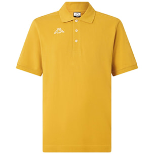 Polo Shirts Kappa Uomo Logo Life Mss Giallo