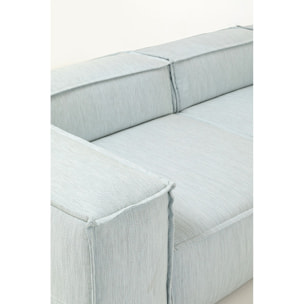 Canapé de jardin Korali Beach 2 places bleu Kare Design