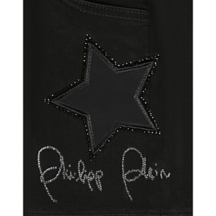 PHILIPP PLEIN Denim Skirt Signature