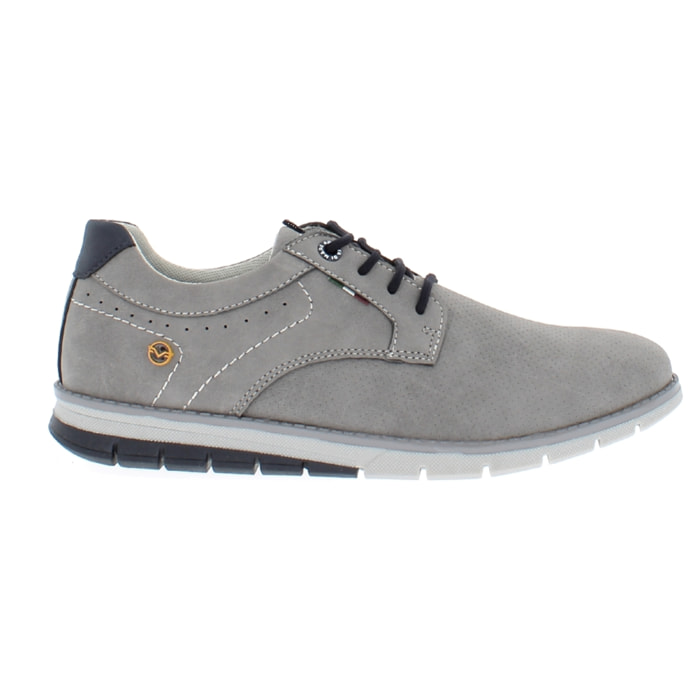 Armata di Mare Scarpe Uomo Scarponcino Casual Stringate con Soletta Rimovibile in Memory Foam AMU S24L510 Grey