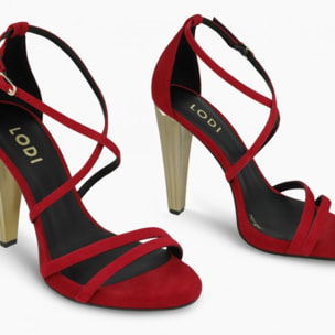 SANDALIAS ROJAS YURAKI