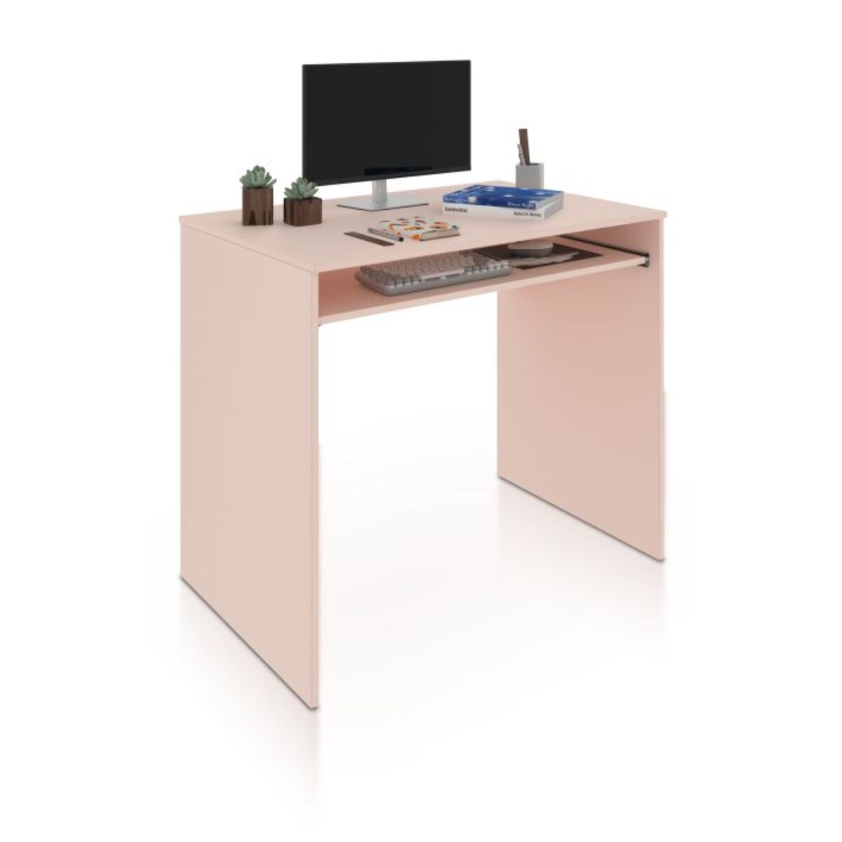 Mesa de ordenador Smile Rosa nube