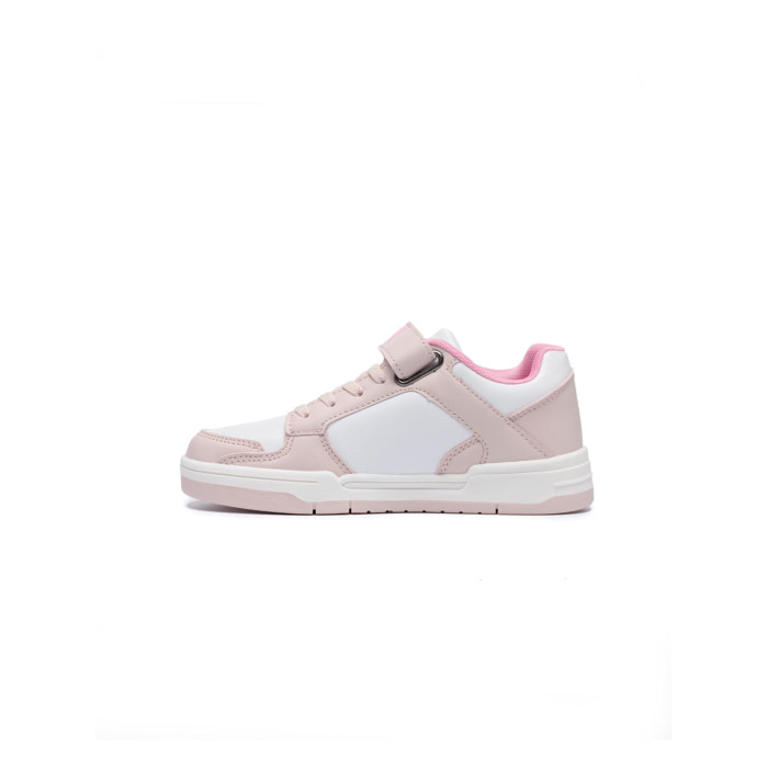 Sneakers da bambina con strap e lacci Leone 1947