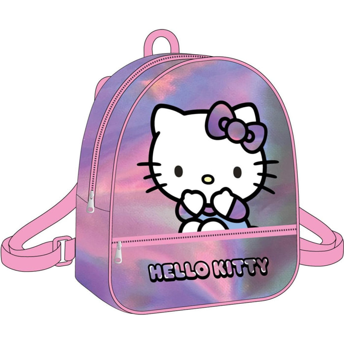 Mochila Casual Iridiscente Hello Kitty