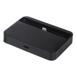 BASE DE CARGA PLANA PARA IPhone 5/SE/6/6 PLUS NEGRA