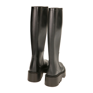 Botas de lluvia de PVC negras