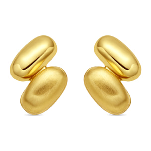 Pendientes Jiola acabado oro amarillo 18k