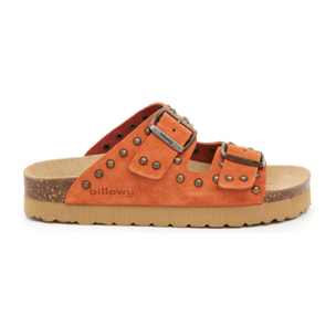 SANDALO CON ZEPPA BILLOWY ARANCIO