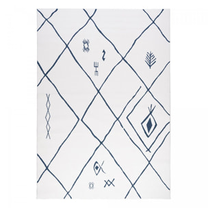 Tapis berbère tissé motif ethnic HAGE