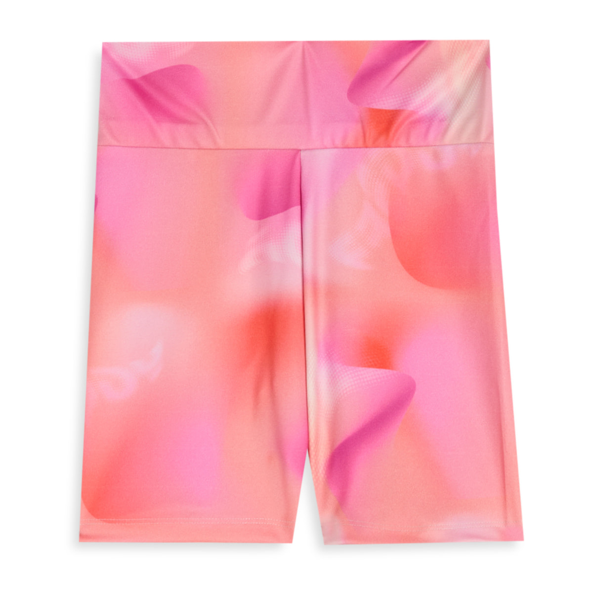 Leggings Biker Bambina Fantasia Rosa Arancio