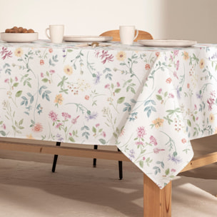 Mantel estampado antimanchas ILMA MULTICOLOR