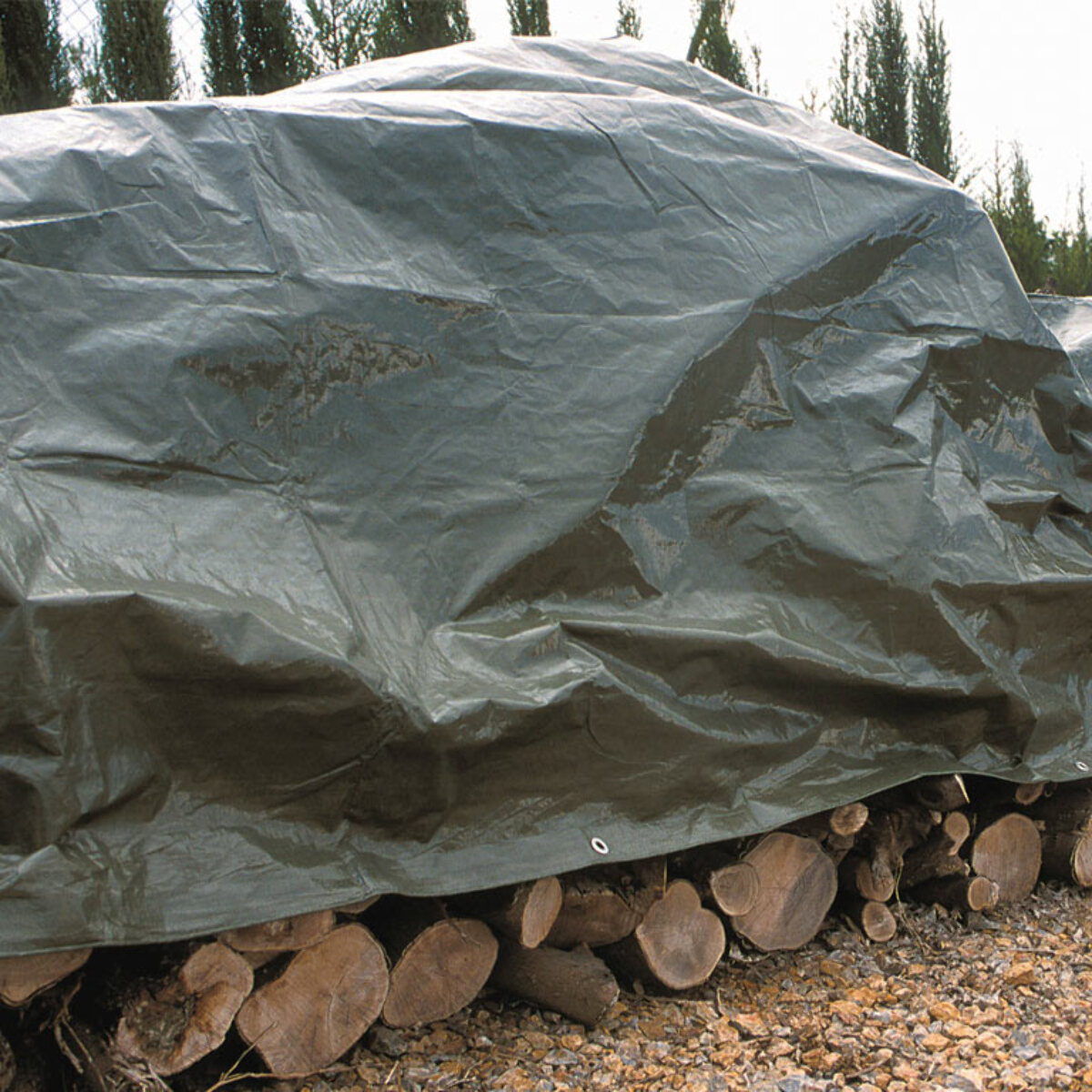 Toldo Reforzado Polietileno Verde 120 Gr