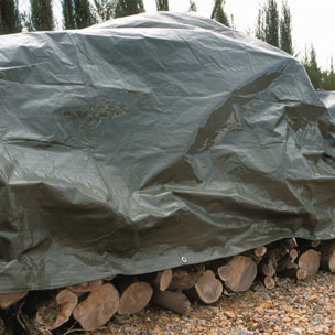 Toldo Reforzado Polietileno Verde 120 Gr