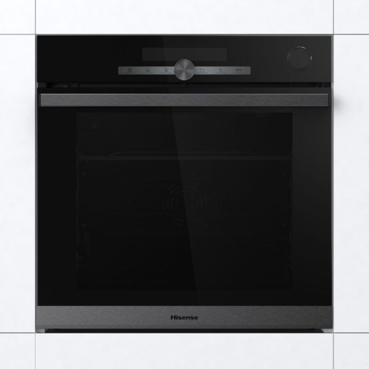 Four encastrable fonction vapeur HISENSE O634PG - Pyrolyse - Chaleur tournante - Vapeur - Porte froide - Rails télescopiques