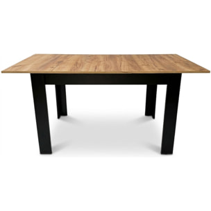 Tavolo allungabile Craft rovere e nero