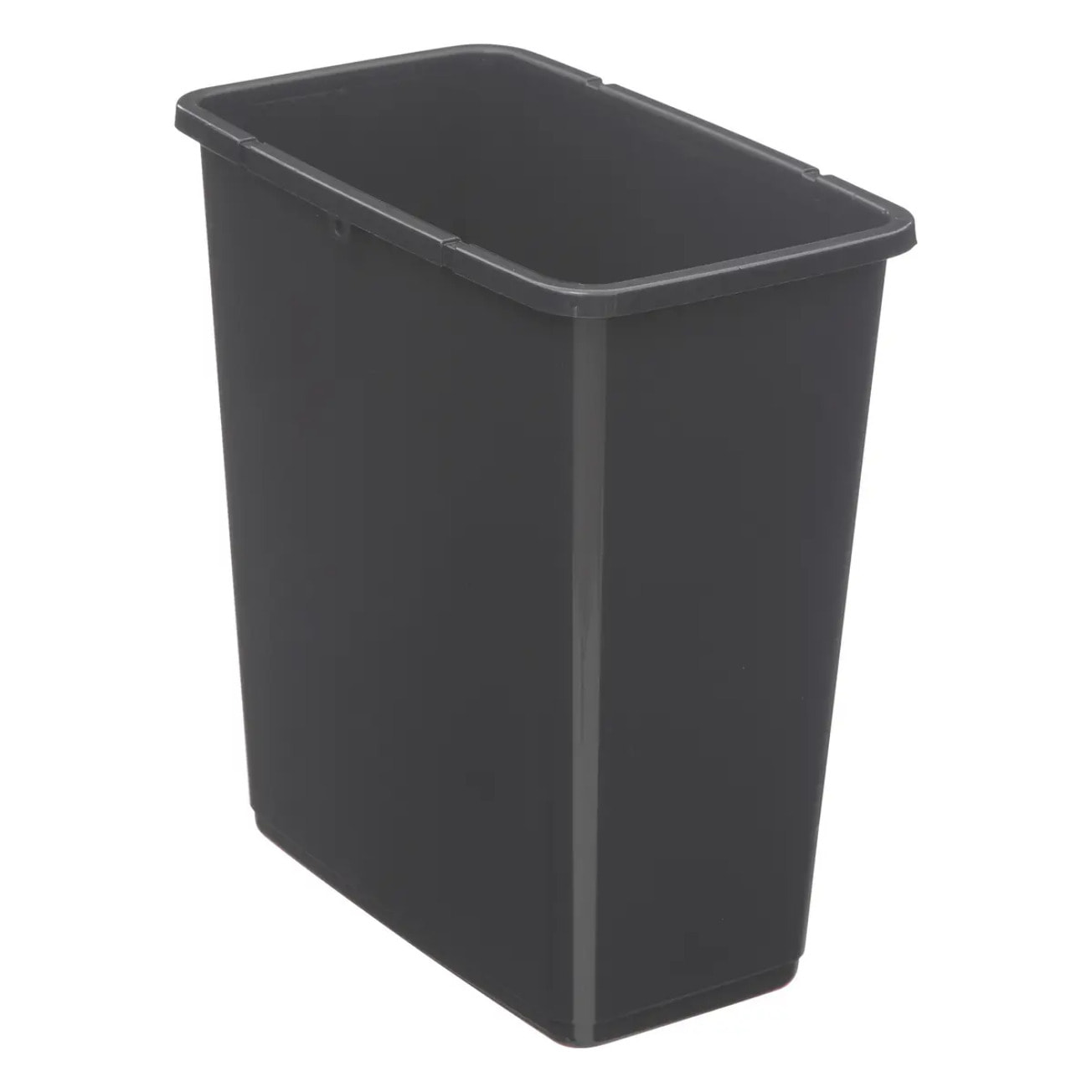 Poubelle 2 ouvertures plastique 45L Gris