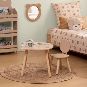Chaises de table enfant Douceur beige L26xp26xH49cm