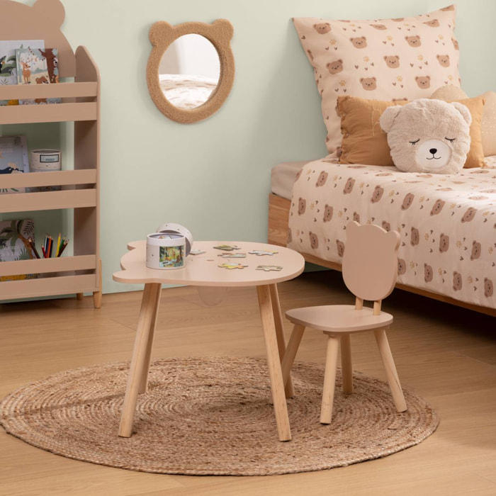 Chaises de table enfant Douceur beige L26xp26xH49cm
