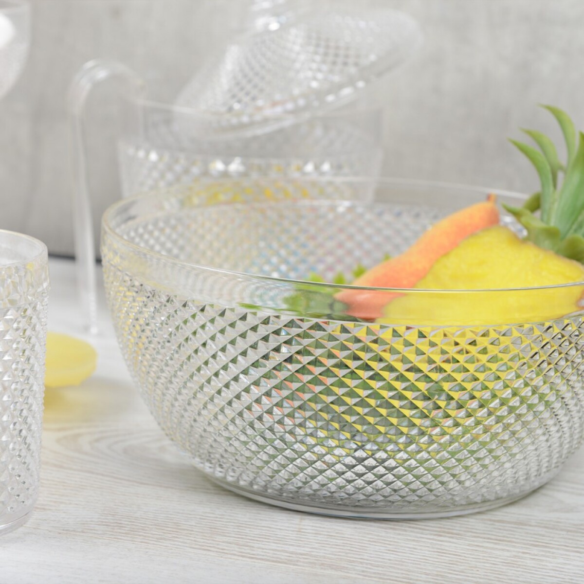 SALADIER ACRYLIQUE TRANSPARENT DIAMANT