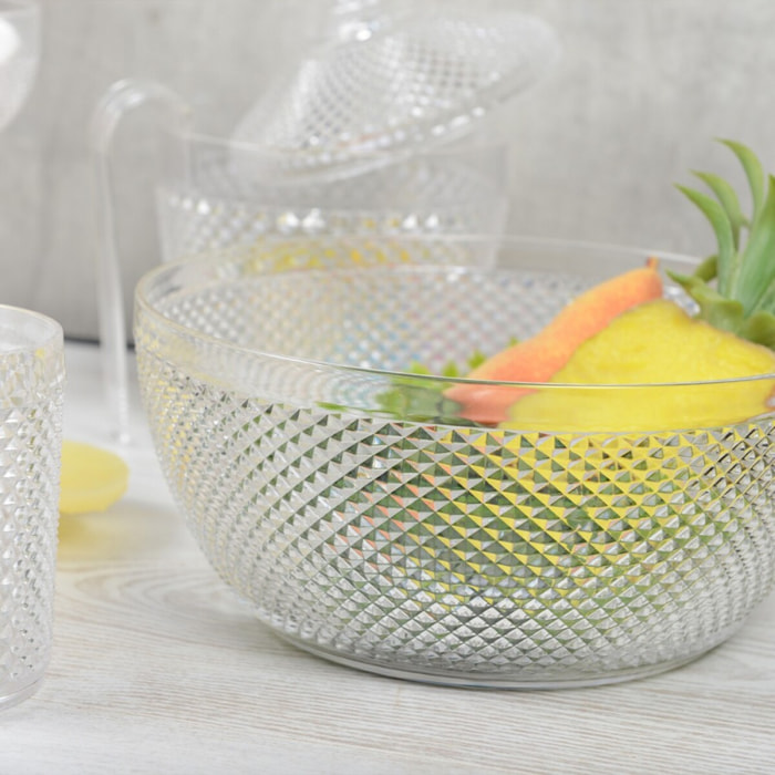 SALADIER ACRYLIQUE TRANSPARENT DIAMANT