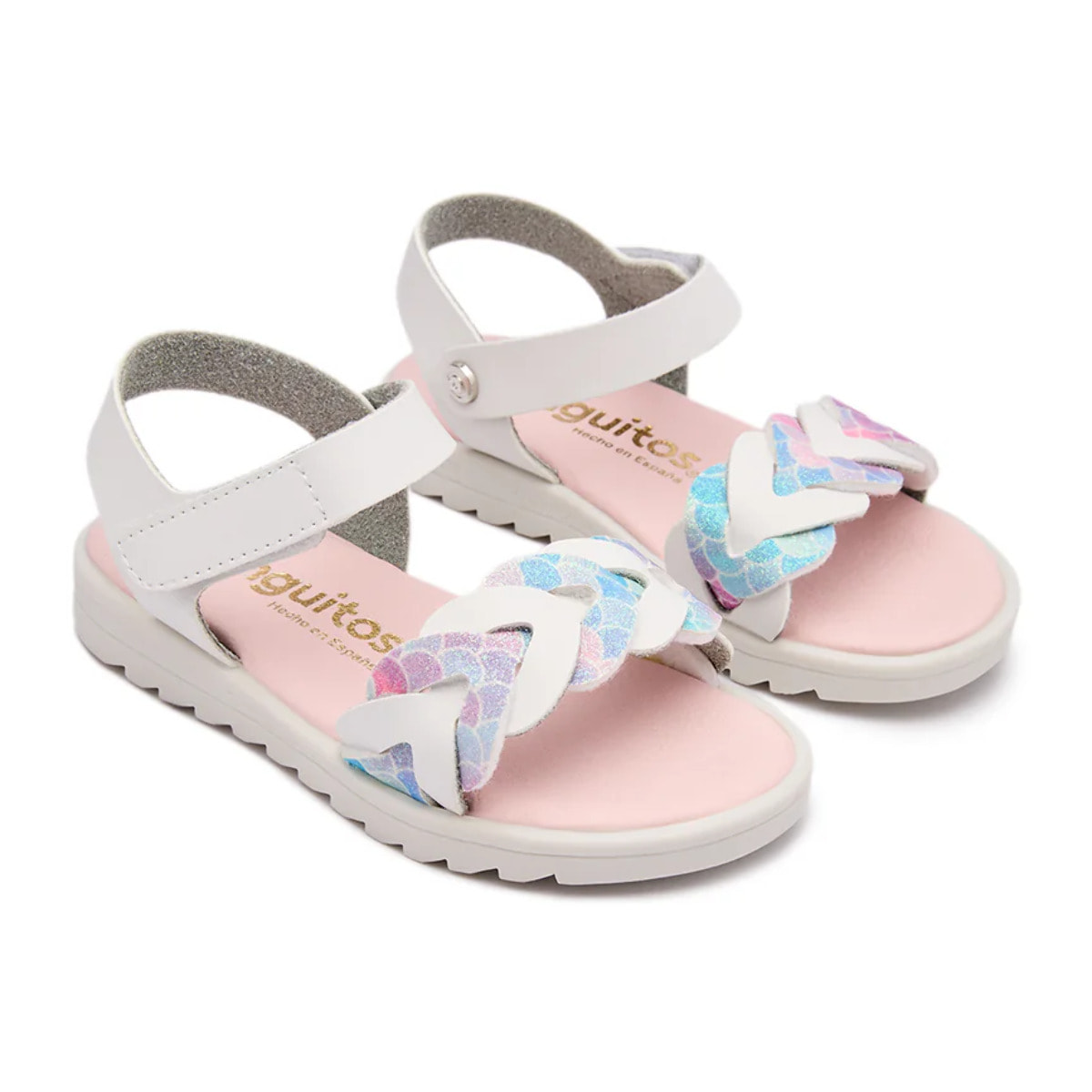 Sandalias Trenzadas Mermaid Blancas