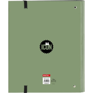 Carpeta 4 anillas 35mm c/recambio minnie mouse "mint shadow"