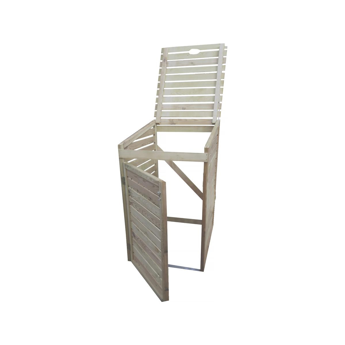 Cache-poubelle simple - 80 x 90 x 135 cm