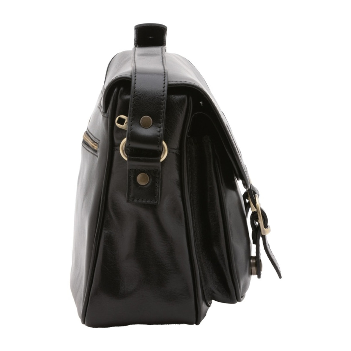 Borsa a tracolla da donna - Modello False - Vera pelle - 32.0 x 23.0 x 15.0 cm