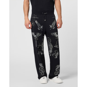 PHILIPP PLEIN Jogging Pants Tattoo Stones