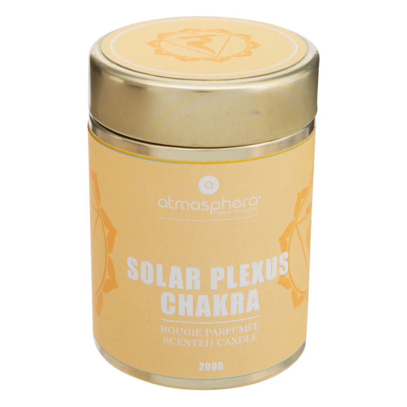 Bougie parfumée "Chakra" - chakra du plexus solaire - 200g