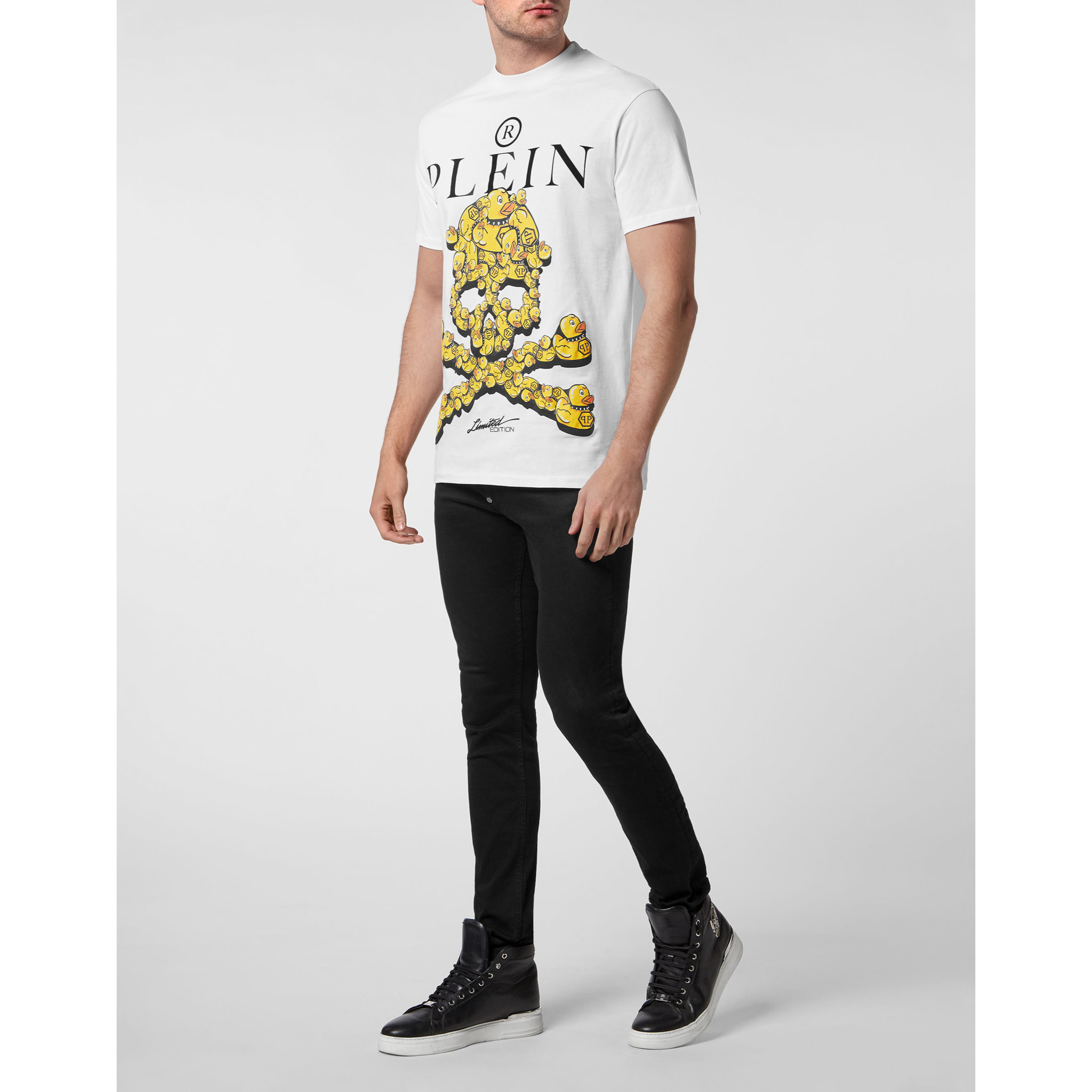 PHILIPP PLEIN T-Shirt Round Neck DUCK