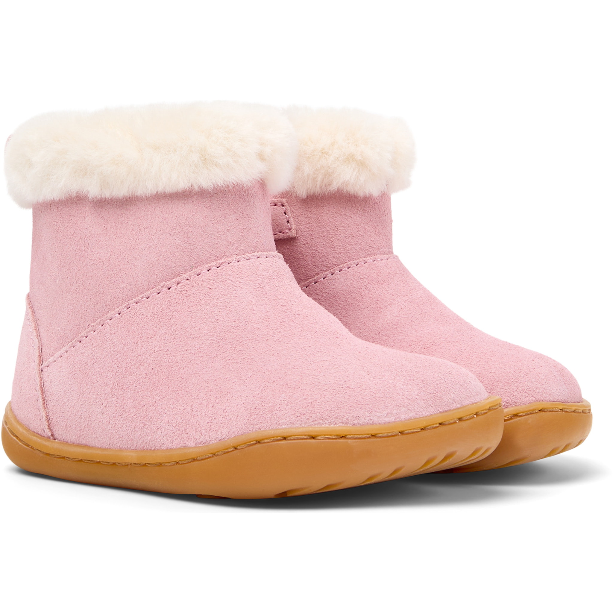 Botines - CAMPER Peu Cami - Rosa - Piel de ante