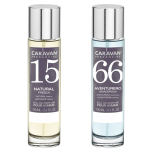 Set de 2 perfumes caravan hombre nº66 y nº 15