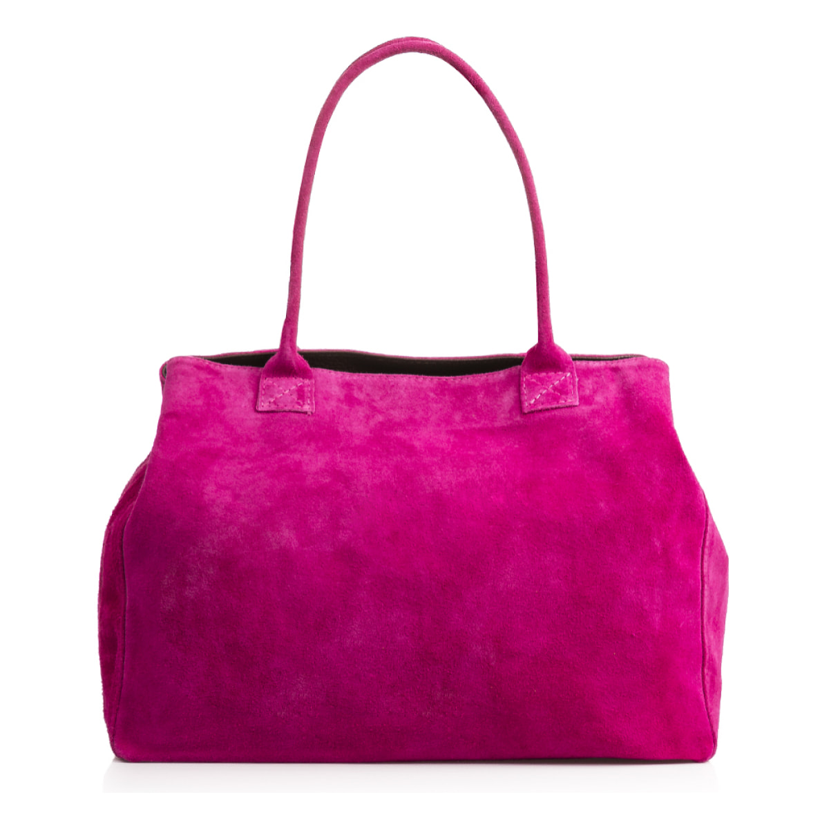 Annagrazia Bolso Shopper Mujer.Piel auténtica Gamuza