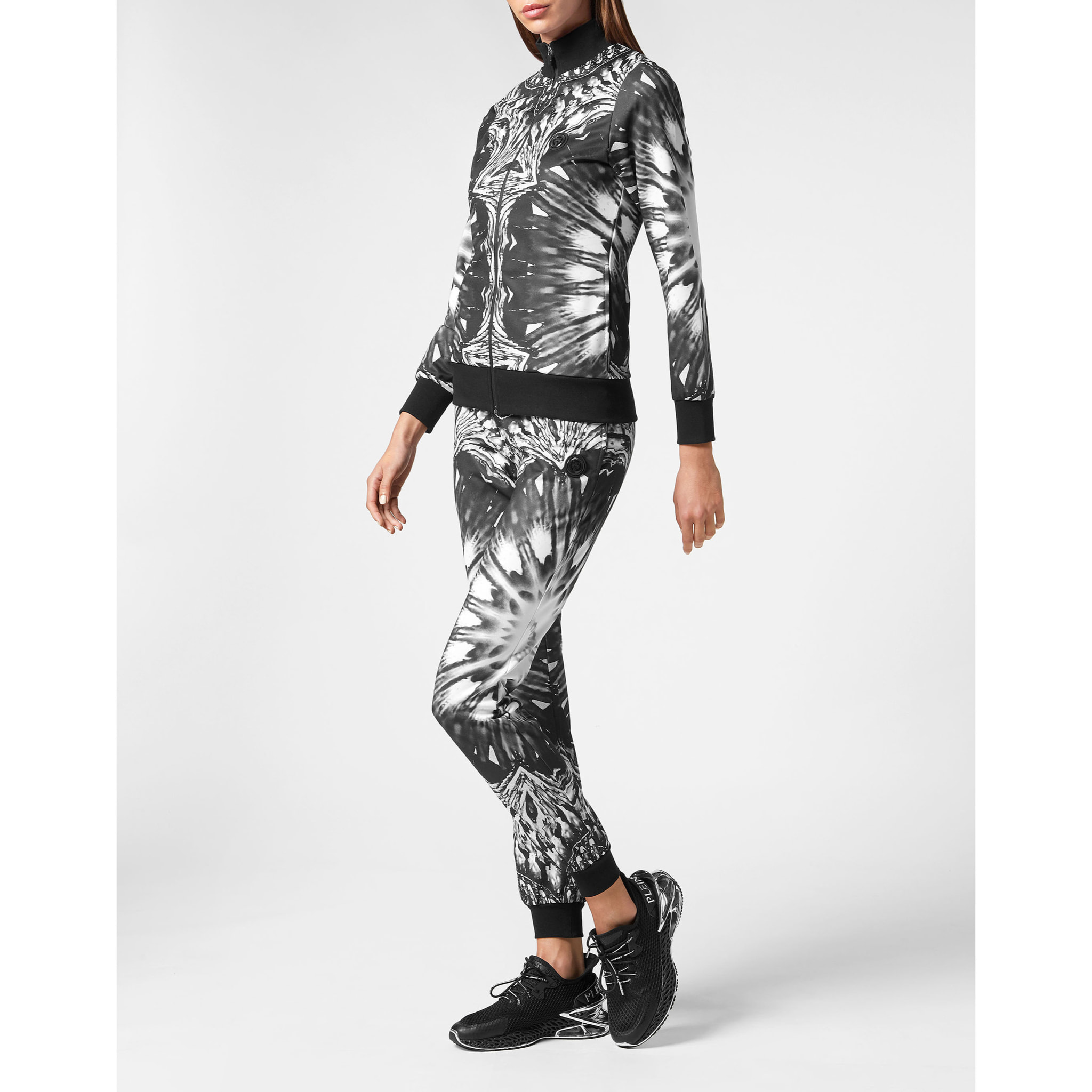 PLEIN SPORT Tracksuit: Top & Trousers OPTICAL FLOWER