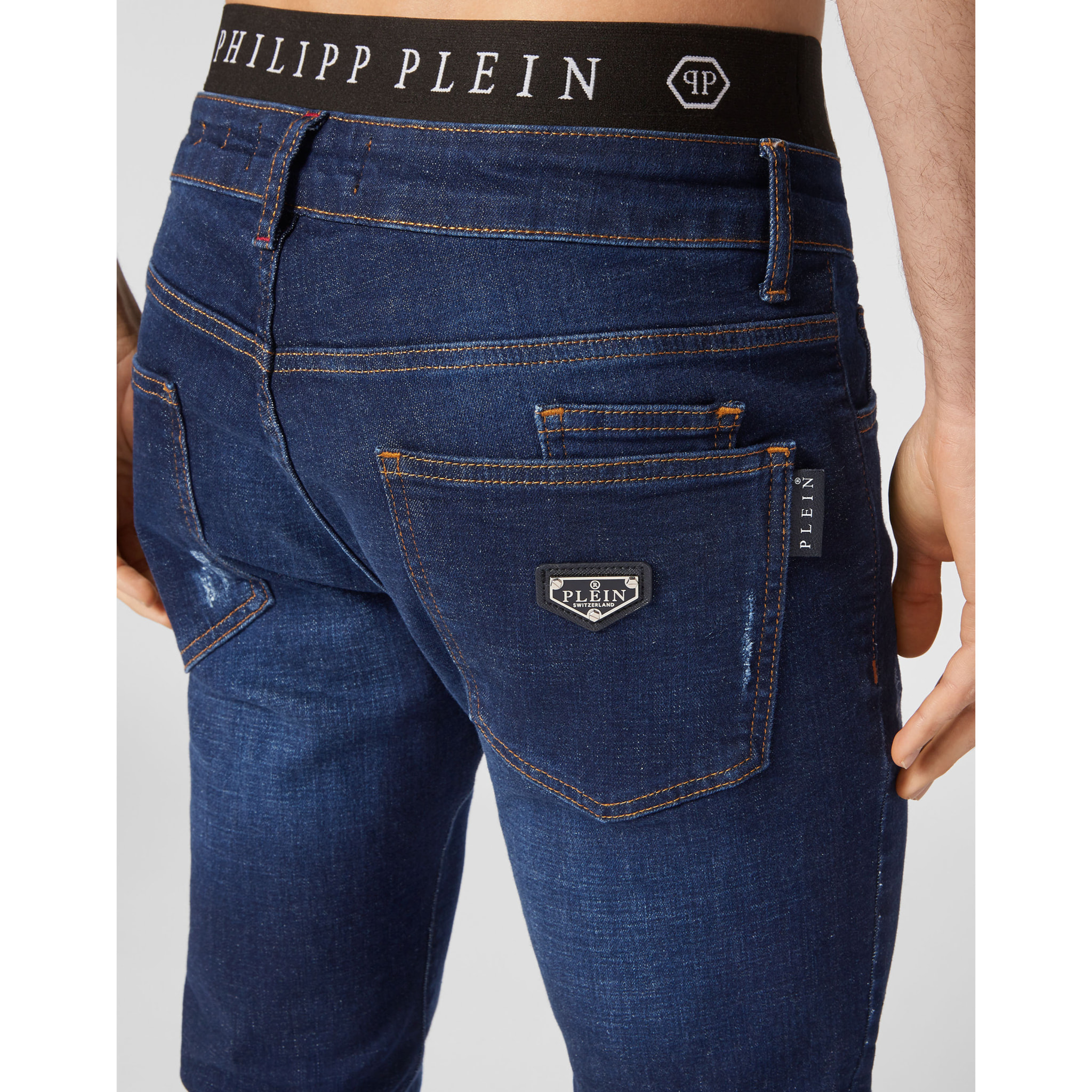 PHILIPP PLEIN Jeans taglio straight