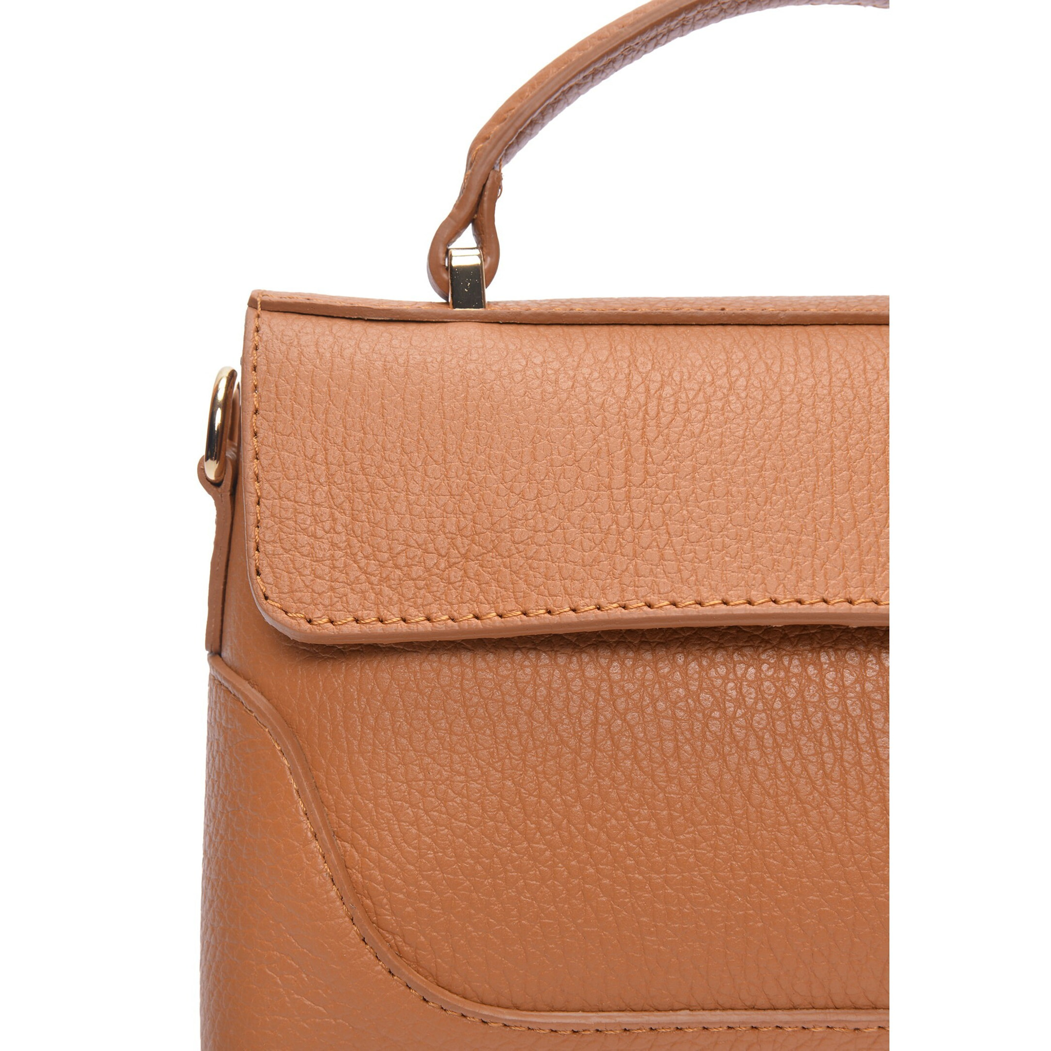 Borsa a mano Anna Luchini Cammello