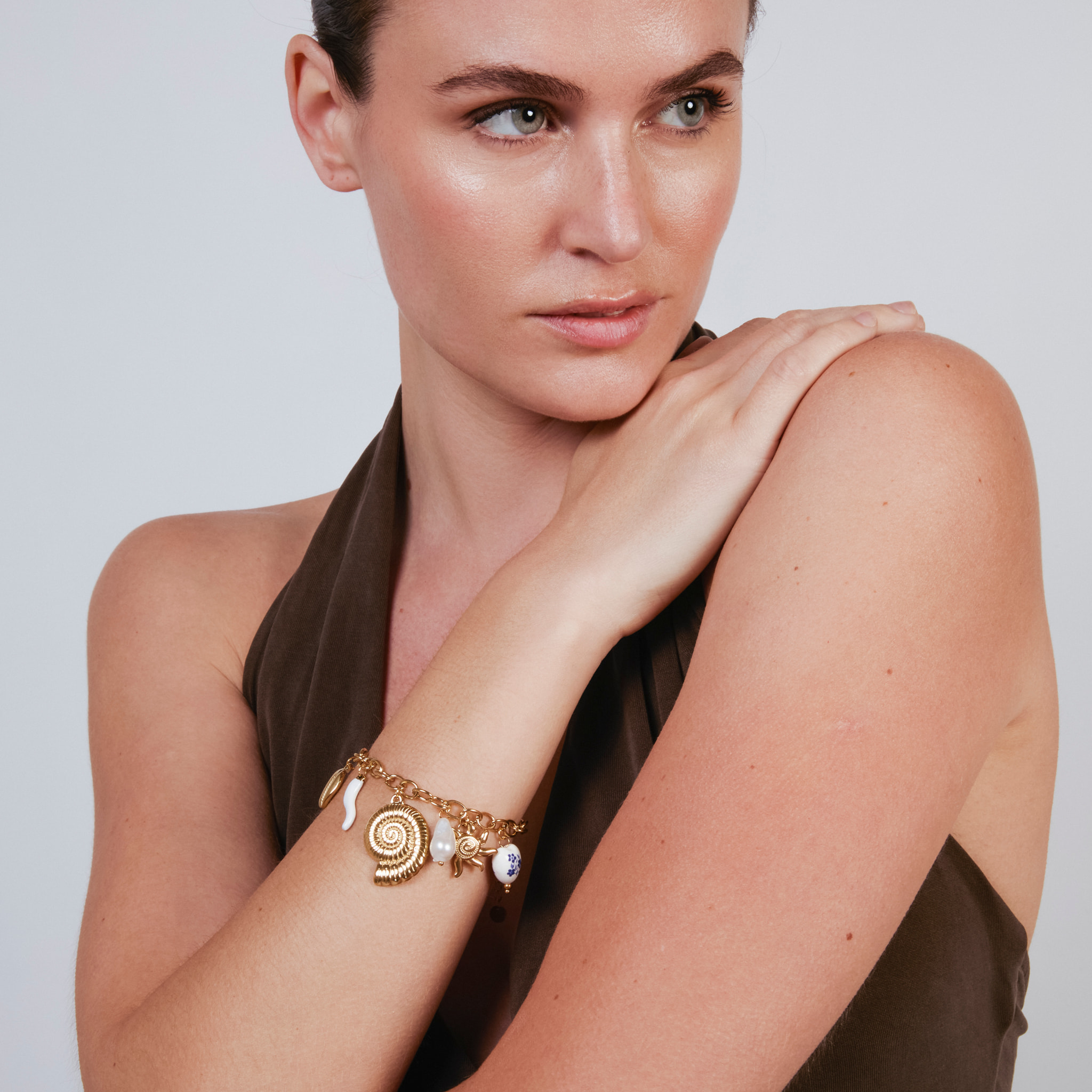 Pulsera Ribeleg acabado oro amarillo 18k