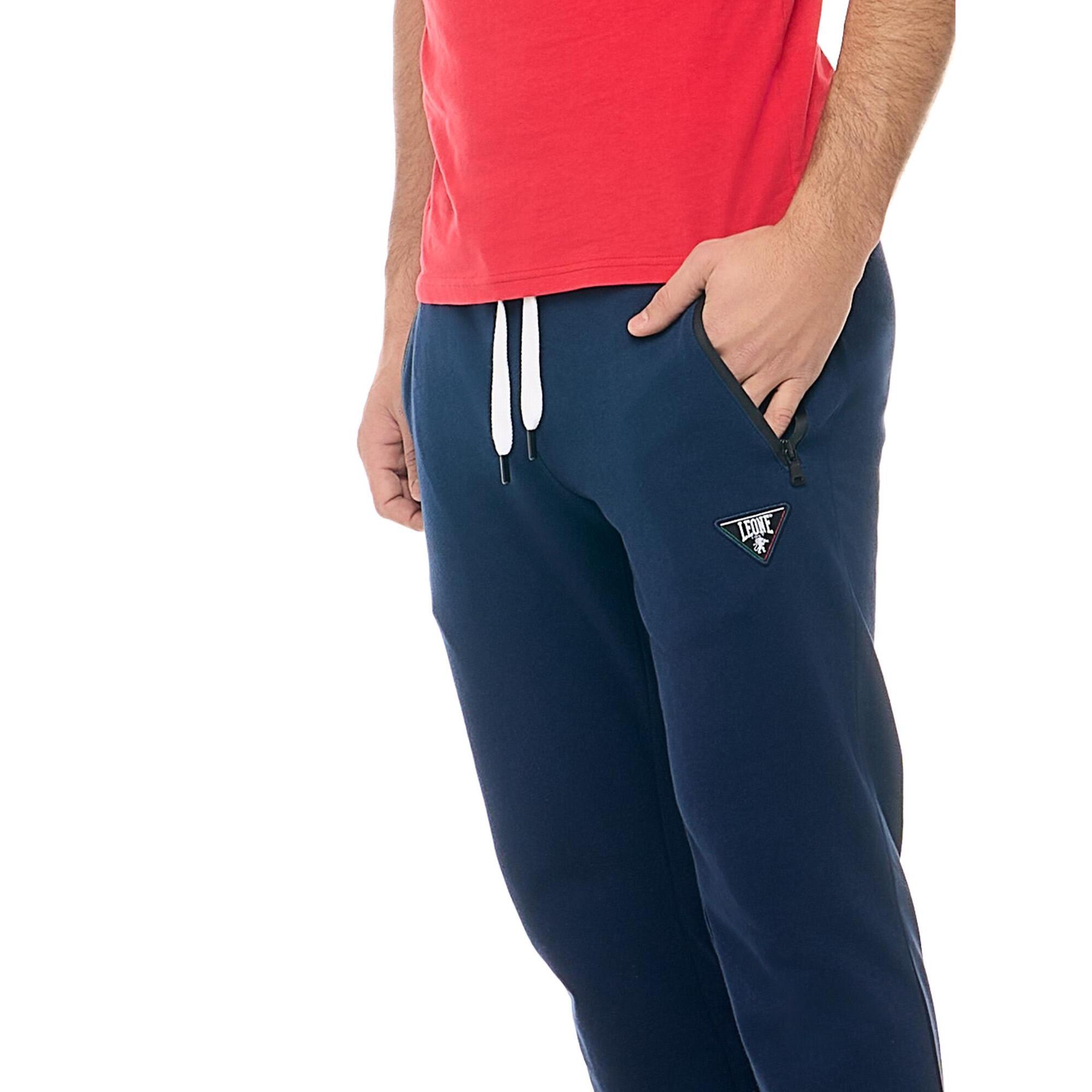 Pantaloni sportivi da uomo con polsino Leone Patch