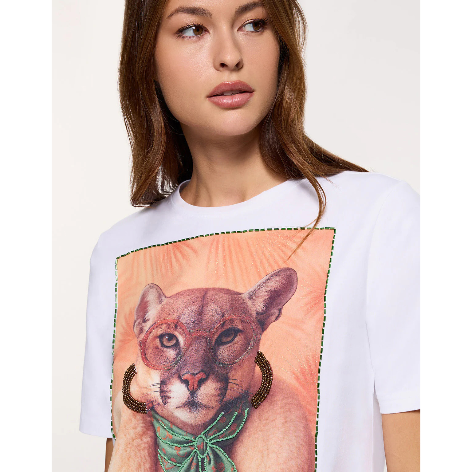 Camiseta Manga Corta Blanco - Tigralax