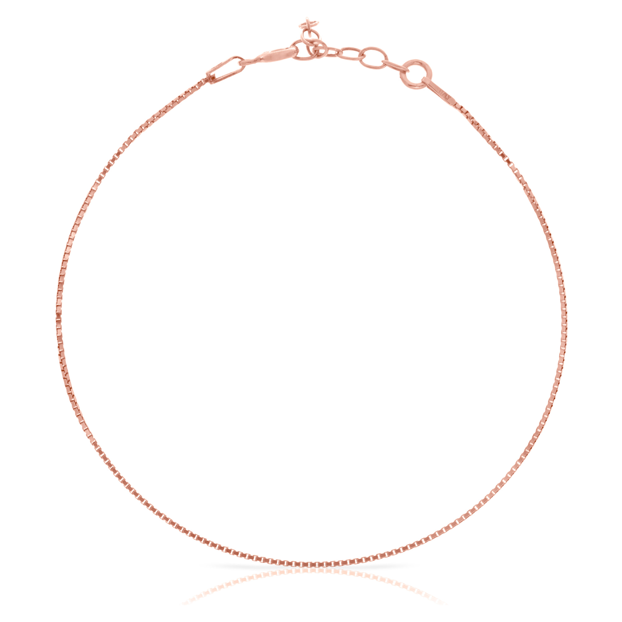 Pulsera de hilos de Plata de Ley 925  con catenado veneciano