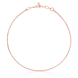 Pulsera de hilos de Plata de Ley 925  con catenado veneciano