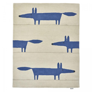 Tapis enfant fait à la main en laine RAIL