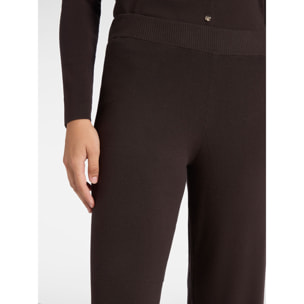 Elena Mirò - Pantaloni in tricot - Marrone