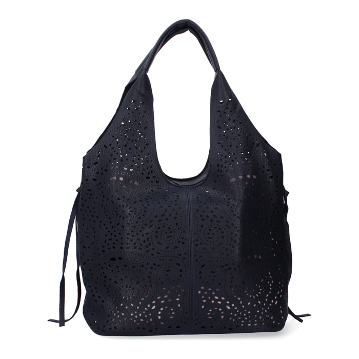 Bolso de hombro de Mujer con dos piezas, diseño moderno con detalles en los laterales